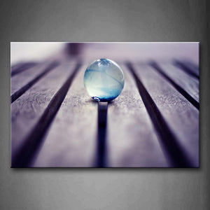 Transparent Marble In The Wooden Wall Art Painting The Picture Print On Canvas Art Pictures For Home Decor Decoration Gift 