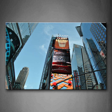 Tall Buildings With Colorful Lantern Slides Wall Art Painting The Picture Print On Canvas City Pictures For Home Decor Decoration Gift 