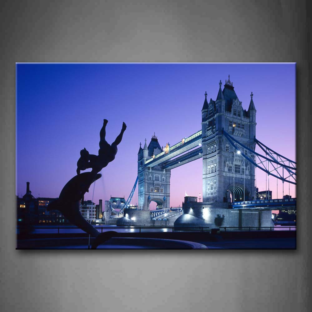 Brilliant Tower Brige Wall Art Painting The Picture Print On Canvas City Pictures For Home Decor Decoration Gift 