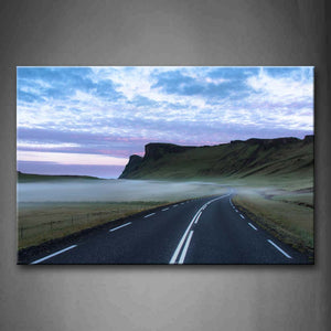 Black Road In The Field Wall Art Painting The Picture Print On Canvas City Pictures For Home Decor Decoration Gift 