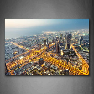 Boom City Like Of Dubai Wall Art Painting The Picture Print On Canvas City Pictures For Home Decor Decoration Gift 