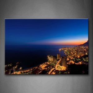 City Close To The Sea Wall Art Painting The Picture Print On Canvas City Pictures For Home Decor Decoration Gift 