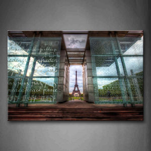 Eliffel Tower In The Distant Wall Art Painting The Picture Print On Canvas City Pictures For Home Decor Decoration Gift 