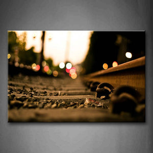 Apertures Above Railroad Wall Art Painting Pictures Print On Canvas City The Picture For Home Modern Decoration 