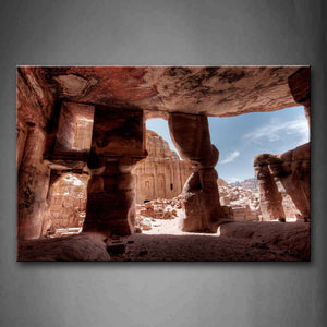 Fancy Stones In Petra Wall Art Painting Pictures Print On Canvas City The Picture For Home Modern Decoration 