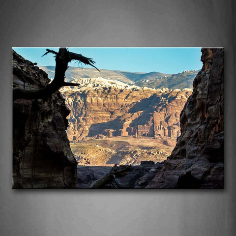 Wonderful Scenic Of Petra Wall Art Painting The Picture Print On Canvas City Pictures For Home Decor Decoration Gift 