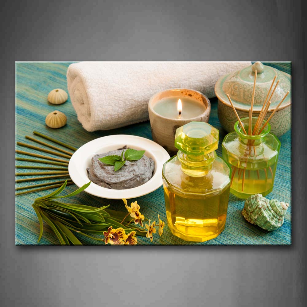 Spa Things On The Table Wall Art Painting Pictures Print On Canvas Art The Picture For Home Modern Decoration 