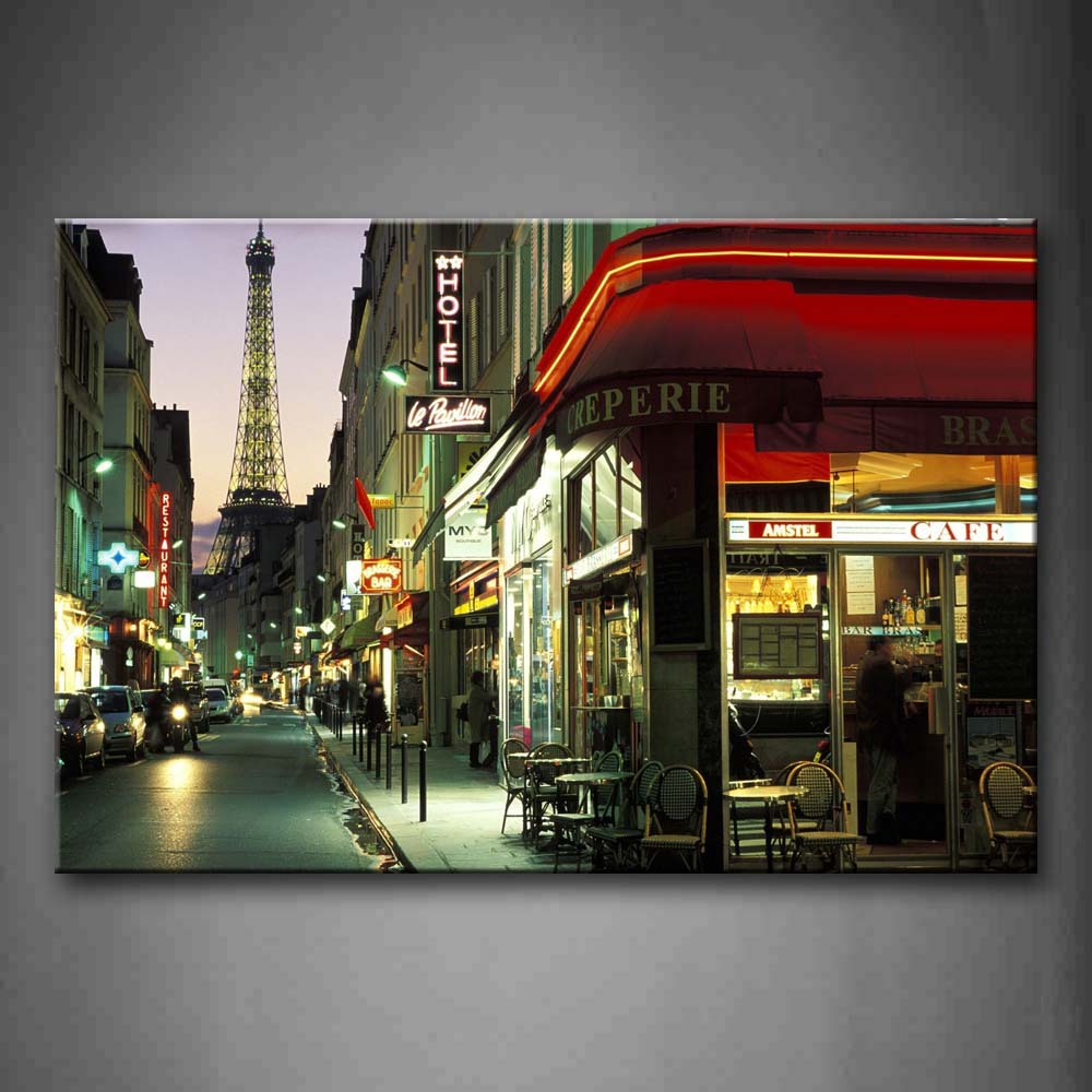 Block In Paris Wall Art Painting Pictures Print On Canvas City The Picture For Home Modern Decoration 