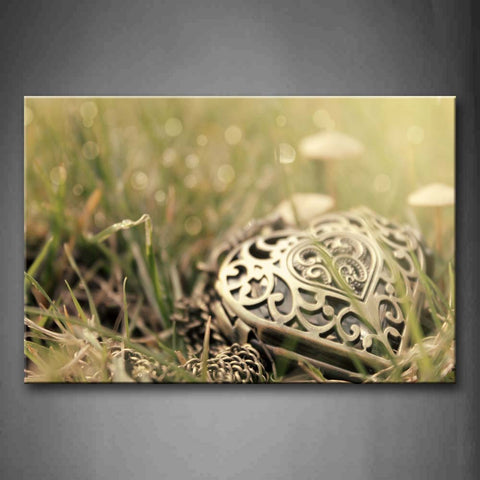 Silvery Jewelry In The Grasses Wall Art Painting Pictures Print On Canvas Art The Picture For Home Modern Decoration 