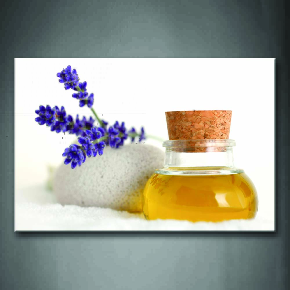 Spa Oil Lavender Wall Art Painting Pictures Print On Canvas Art The Picture For Home Modern Decoration 