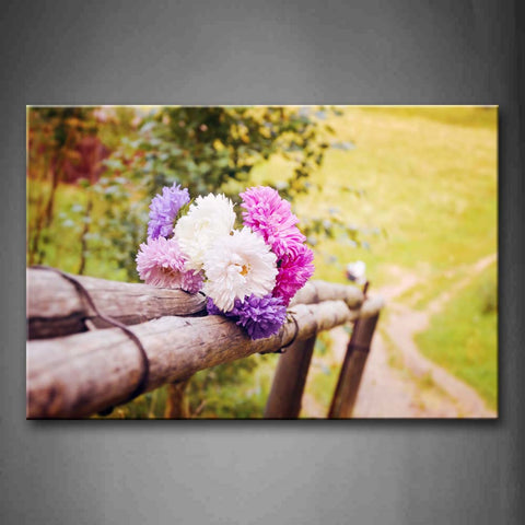 Bunch Of Flowers In Fench Wall Art Painting Pictures Print On Canvas Flower The Picture For Home Modern Decoration 