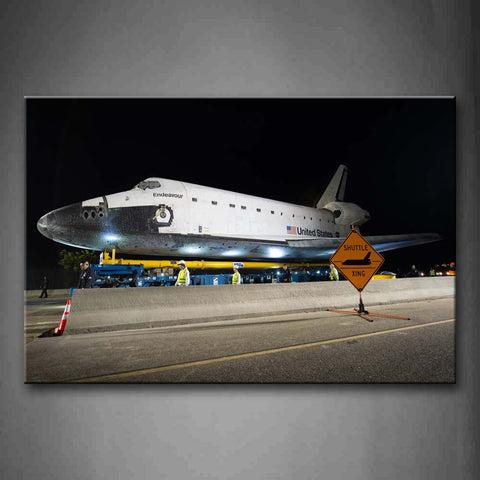 Nasa Plane Model Wall Art Painting Pictures Print On Canvas City The Picture For Home Modern Decoration 