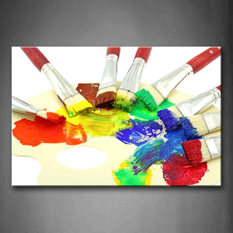 Various Color Brushes Wall Art Painting The Picture Print On Canvas Art Pictures For Home Decor Decoration Gift 