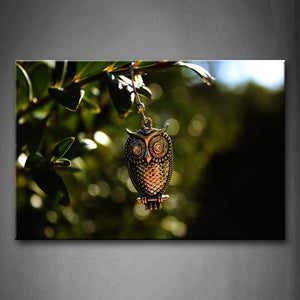 Owl Copper Hangs On Tree Wall Art Painting The Picture Print On Canvas Art Pictures For Home Decor Decoration Gift 