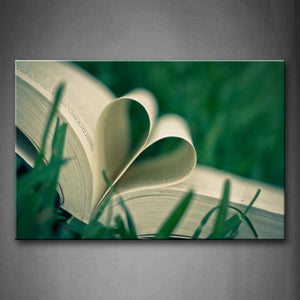 Book In Grasses Wall Art Painting Pictures Print On Canvas Art The Picture For Home Modern Decoration 