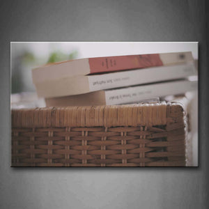 Books And Wooden Chair Wall Art Painting The Picture Print On Canvas Art Pictures For Home Decor Decoration Gift 