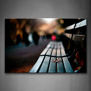 Bench Aside Street Portrait Wall Art Painting The Picture Print On Canvas City Pictures For Home Decor Decoration Gift 