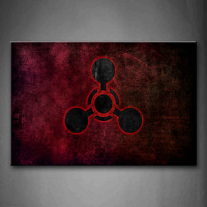 Strange Sign In The Red Background  Wall Art Painting The Picture Print On Canvas Art Pictures For Home Decor Decoration Gift 