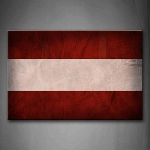 Flag Of Austria In White Alternate With Red Wall Art Painting Pictures Print On Canvas Art The Picture For Home Modern Decoration 