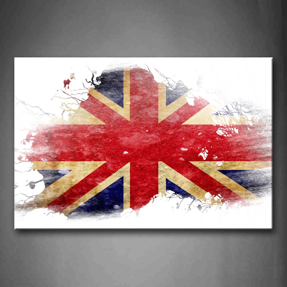 Beautiful Flag Of The United Kingdom Wall Art Painting The Picture Print On Canvas Art Pictures For Home Decor Decoration Gift 