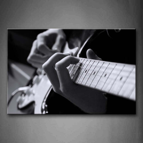 Man Is Playing The Guitar  Wall Art Painting The Picture Print On Canvas Music Pictures For Home Decor Decoration Gift 