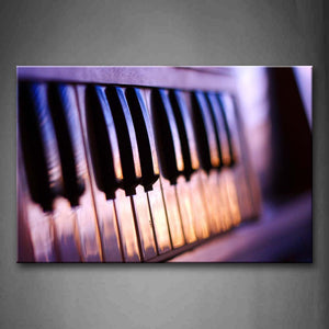 Piano'S Guitar Keyboard With Colorful Beams Wall Art Painting The Picture Print On Canvas Music Pictures For Home Decor Decoration Gift 