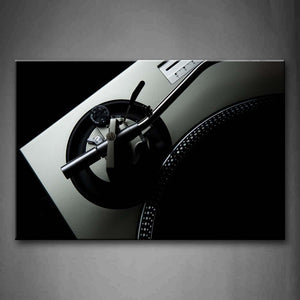 Black And White Black Regulator Of Silvery Studio Wall Art Painting Pictures Print On Canvas Music The Picture For Home Modern Decoration 