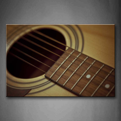 Guitar Chords And A Hole In Circle  Wall Art Painting The Picture Print On Canvas Music Pictures For Home Decor Decoration Gift 