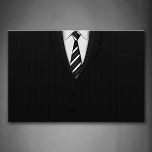 Black And White Western-Style Cloth Tie And White T-Shirt Wall Art Painting Pictures Print On Canvas Art The Picture For Home Modern Decoration 
