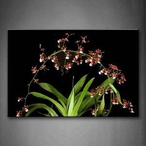 Pretty Flowers In Red With Its Leaves Wall Art Painting The Picture Print On Canvas Flower Pictures For Home Decor Decoration Gift 