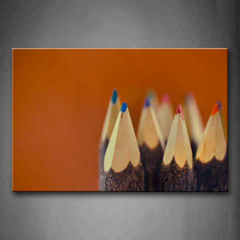 Cut Pencils In Arious Color Wall Art Painting Pictures Print On Canvas Art The Picture For Home Modern Decoration 