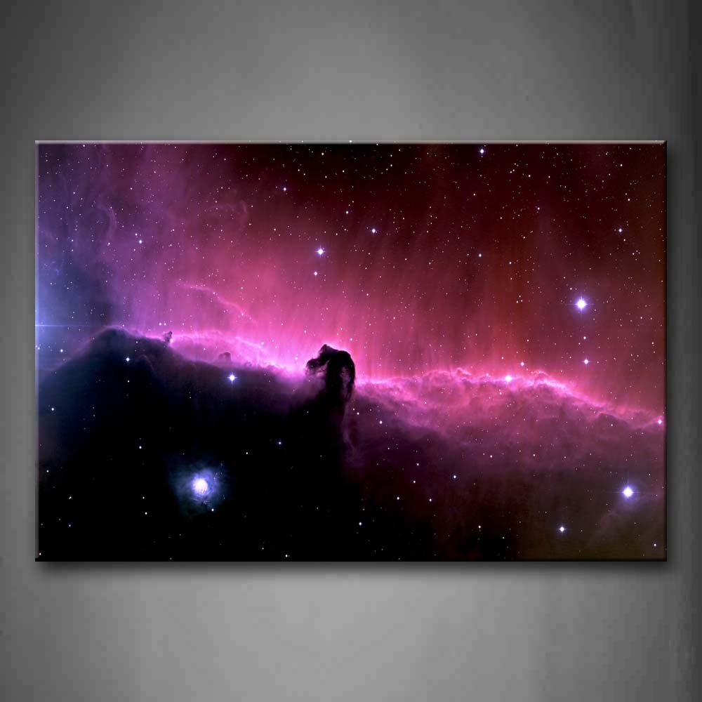 Space With Bright Lights Wall Art Painting The Picture Print On Canvas City Pictures For Home Decor Decoration Gift 