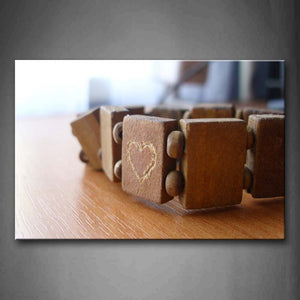 Bracelet Made Of By Wooden Beads Wall Art Painting The Picture Print On Canvas Art Pictures For Home Decor Decoration Gift 