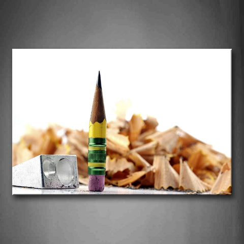 Short Pencil Penknife And Pencil Crumbs Wall Art Painting The Picture Print On Canvas Art Pictures For Home Decor Decoration Gift 