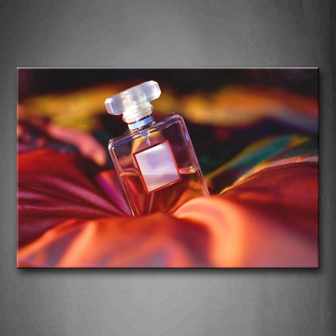 Small Perfume On The Red Cloth Wall Art Painting The Picture Print On Canvas Art Pictures For Home Decor Decoration Gift 