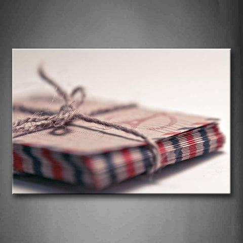 Pile Of Postcards On The Flat Wall Art Painting Pictures Print On Canvas Art The Picture For Home Modern Decoration 