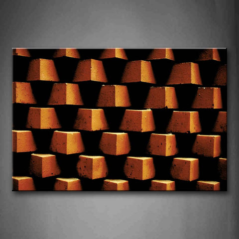 Bricks Piled Up Artistically Wall Art Painting Pictures Print On Canvas Art The Picture For Home Modern Decoration 