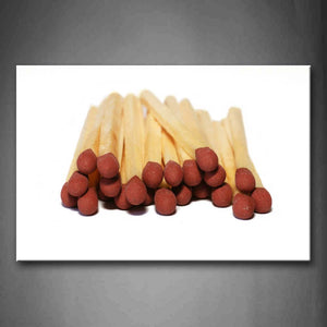 Matches With Red Heads Piled Up Wall Art Painting Pictures Print On Canvas Art The Picture For Home Modern Decoration 