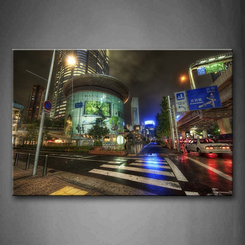 Buildings Lame And Quiet Block Wall Art Painting Pictures Print On Canvas City The Picture For Home Modern Decoration 