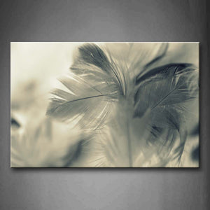 Feather In Gray Wall Art Painting Pictures Print On Canvas Art The Picture For Home Modern Decoration 