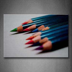 Cut Pencils In The Same Hull And Different Color Wall Art Painting Pictures Print On Canvas Art The Picture For Home Modern Decoration 