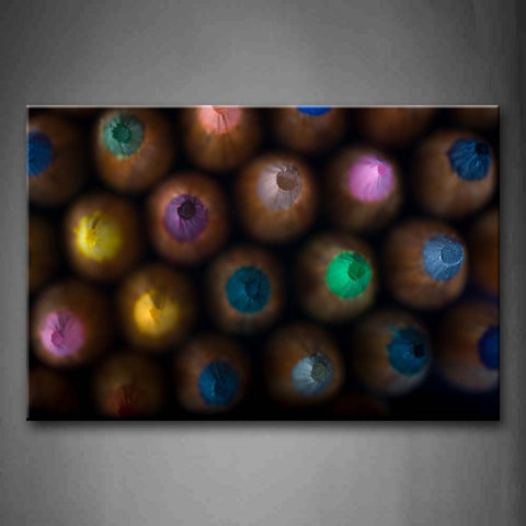 Bunch Of Colorful Pencil Nibs  Wall Art Painting Pictures Print On Canvas Abstract The Picture For Home Modern Decoration 