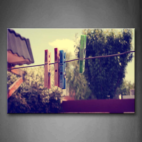 Clip In Iron Wire  Wall Art Painting Pictures Print On Canvas Art The Picture For Home Modern Decoration 