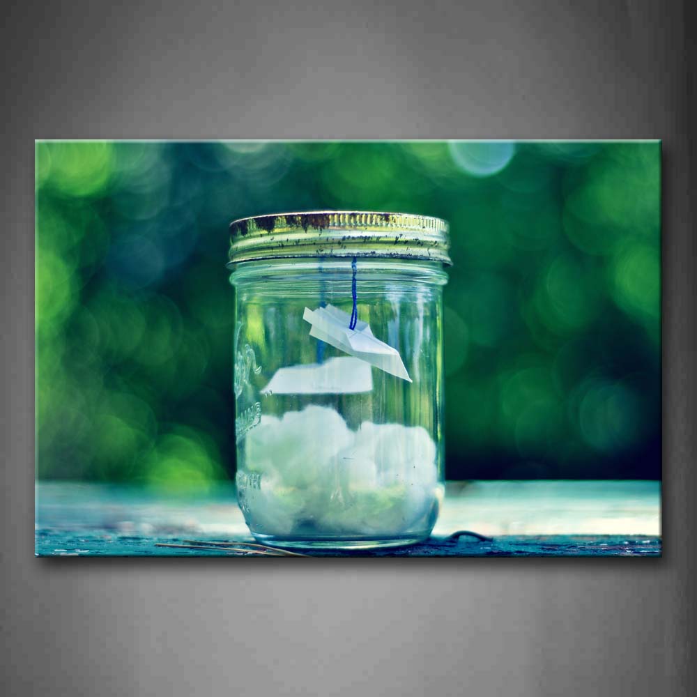 Cottons In The Glass Cup  Wall Art Painting The Picture Print On Canvas Art Pictures For Home Decor Decoration Gift 