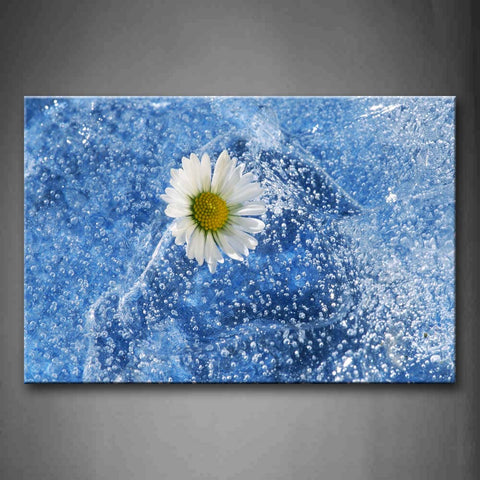 White Flower In Water  Wall Art Painting Pictures Print On Canvas Flower The Picture For Home Modern Decoration 