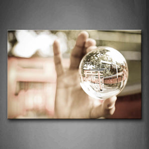 People Hold A Glass Ball  Wall Art Painting The Picture Print On Canvas Art Pictures For Home Decor Decoration Gift 