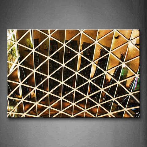 View Through The Web Fence  Wall Art Painting The Picture Print On Canvas Art Pictures For Home Decor Decoration Gift 