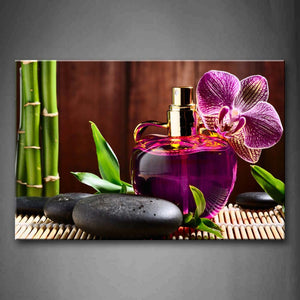 Purple Perfume With Flower Wall Art Painting Pictures Print On Canvas Flower The Picture For Home Modern Decoration 