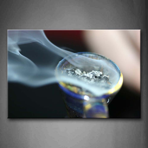 White Hookah From Glass  Wall Art Painting Pictures Print On Canvas Art The Picture For Home Modern Decoration 