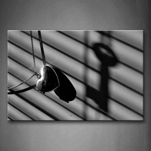 Black And White Black&White Picture With Love Necklace Wall Art Painting The Picture Print On Canvas Art Pictures For Home Decor Decoration Gift 